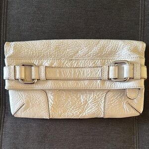 Club Monaco Cream Leather Women's Bag